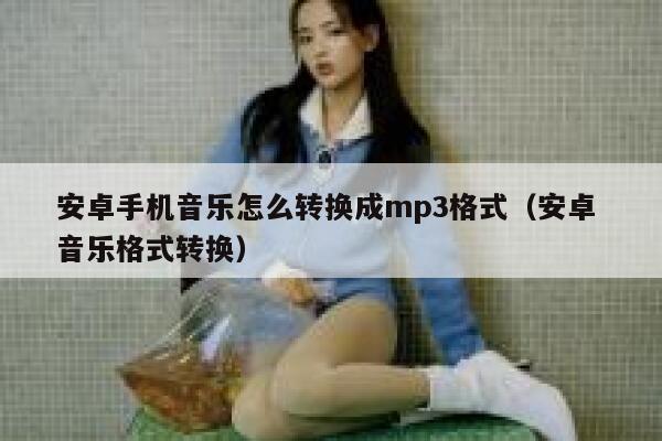 安卓手机音乐怎么转换成mp3格式（安卓 音乐格式转换） 第1张