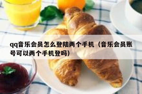 qq音乐会员怎么登陆两个手机（音乐会员账号可以两个手机登吗） 第1张