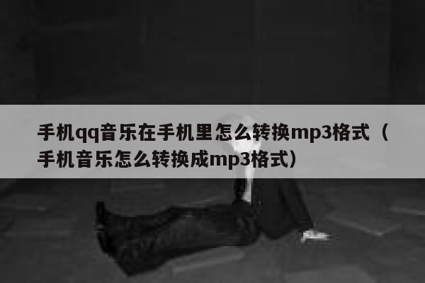 手机qq音乐在手机里怎么转换mp3格式（手机音乐怎么转换成mp3格式） 第1张