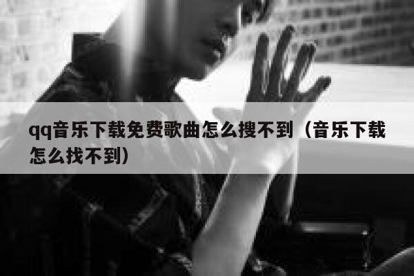 qq音乐下载免费歌曲怎么搜不到（音乐下载怎么找不到） 第1张