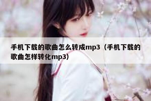 手机下载的歌曲怎么转成mp3(手机下载的歌曲怎样转化mp3) 第1张 手机下载的歌曲怎么转成mp3(手机下载的歌曲怎样转化mp3) 第1张
