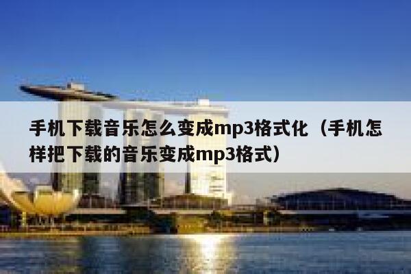 手机下载音乐怎么变成mp3格式化（手机怎样把下载的音乐变成mp3格式） 第1张