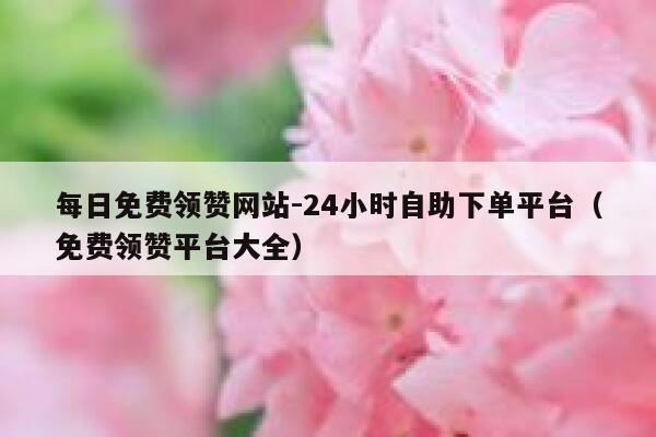 每日免费领赞网站-24小时自助下单平台（免费领赞平台大全） 第1张