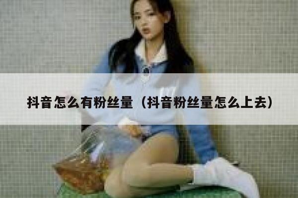 抖音怎么有粉丝量（抖音粉丝量怎么上去） 第1张