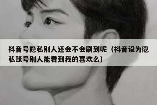 抖音号隐私别人还会不会刷到呢（抖音设为隐私账号别人能看到我的喜欢么） 第1张