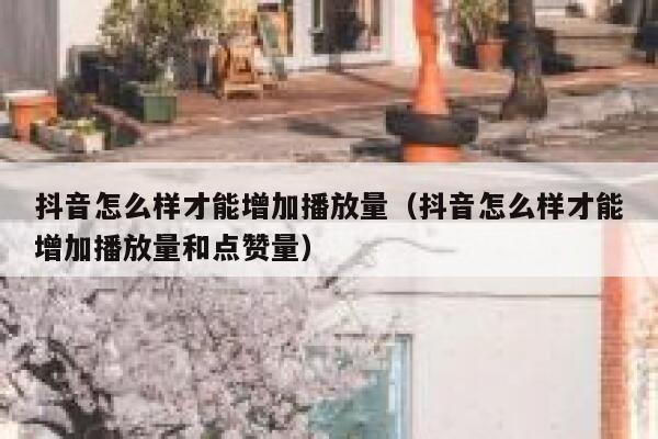 抖音怎么样才能增加播放量（抖音怎么样才能增加播放量和点赞量） 第1张
