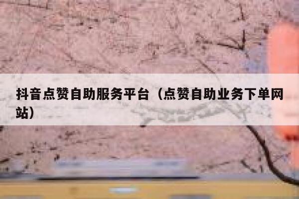 抖音点赞自助服务平台（点赞自助业务下单网站） 第1张