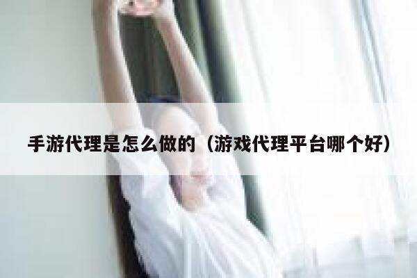 手游代理是怎么做的（游戏代理平台哪个好） 第1张