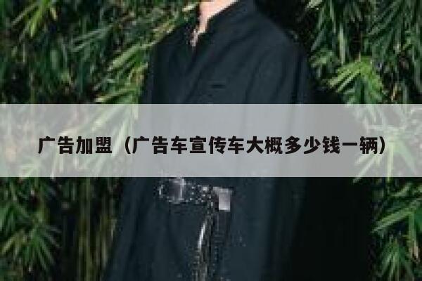 广告加盟（广告车宣传车大概多少钱一辆） 第1张