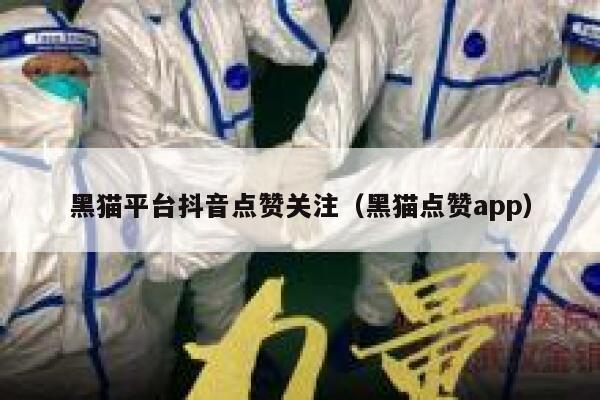 黑猫平台抖音点赞关注（黑猫点赞app） 第1张