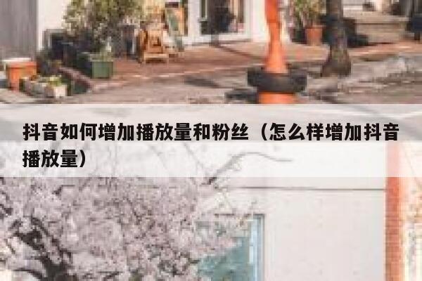 抖音如何增加播放量和粉丝（怎么样增加抖音播放量） 第1张