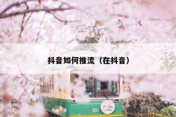 抖音如何推流(在抖音) 第1张 抖音如何推流(在抖音) 第1张