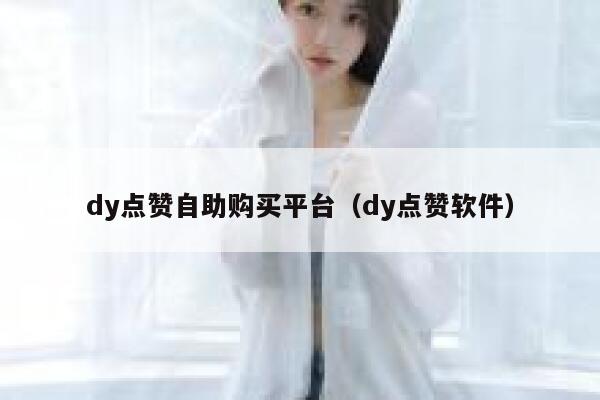 dy点赞自助购买平台（dy点赞软件） 第1张