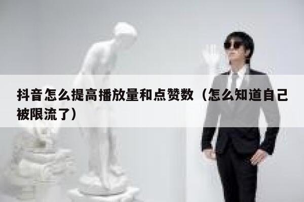 抖音怎么提高播放量和点赞数（怎么知道自己被限流了） 第1张
