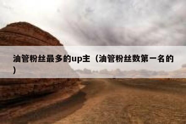油管粉丝最多的up主（油管粉丝数第一名的） 第1张