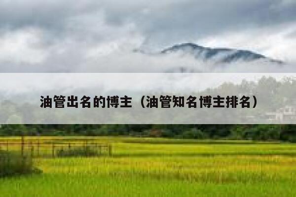油管出名的博主（油管知名博主排名） 第1张