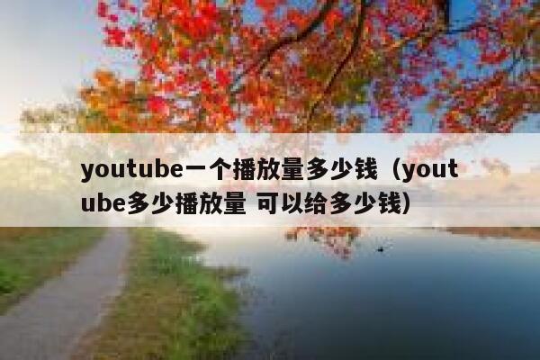 youtube一个播放量多少钱（youtube多少播放量 可以给多少钱） 第1张