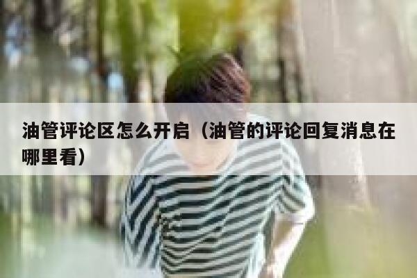油管评论区怎么开启(油管的评论回复消息在哪里看) 第1张 油管评论区怎么开启(油管的评论回复消息在哪里看) 第1张