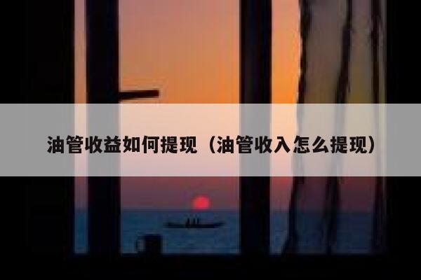 油管收益如何提现（油管收入怎么提现） 第1张