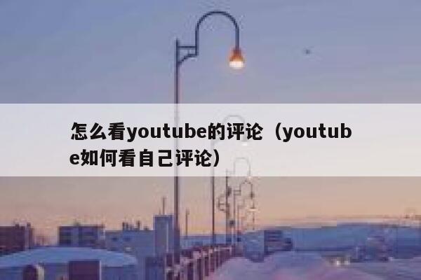 怎么看youtube的评论（youtube如何看自己评论） 第1张