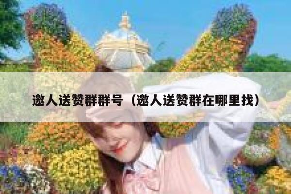 邀人送赞群群号（邀人送赞群在哪里找） 第1张