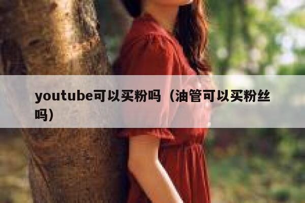 youtube可以买粉吗（油管可以买粉丝吗） 第1张