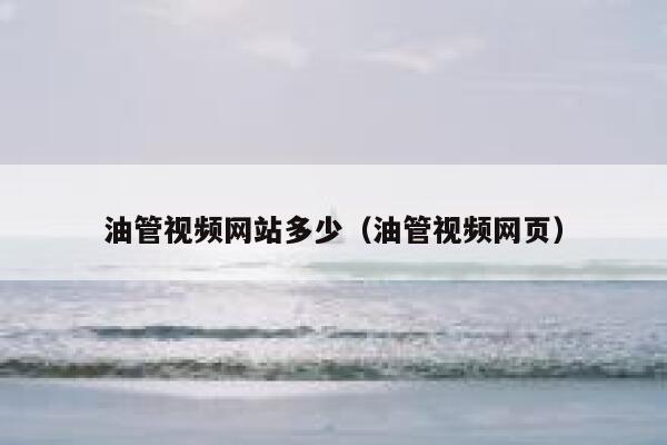 油管视频网站多少（油管视频网页） 第1张