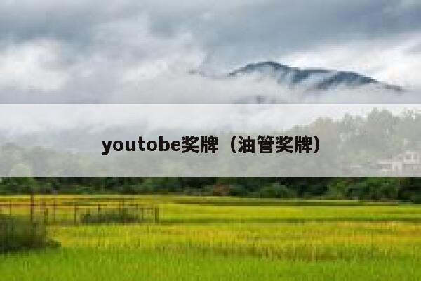 youtobe奖牌（油管奖牌） 第1张