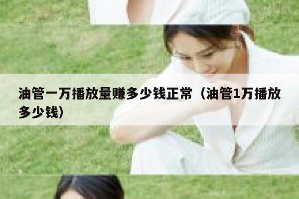 油管一万播放量赚多少钱正常（油管1万播放多少钱） 第1张