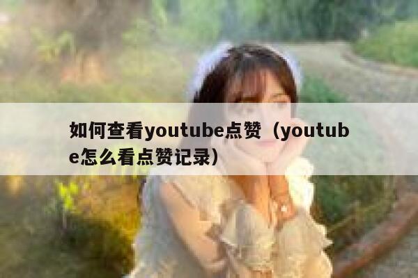 如何查看youtube点赞（youtube怎么看点赞记录） 第1张