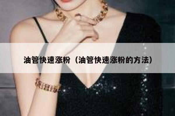油管快速涨粉(油管快速涨粉的方法) 第1张 油管快速涨粉(油管快速涨粉的方法) 第1张