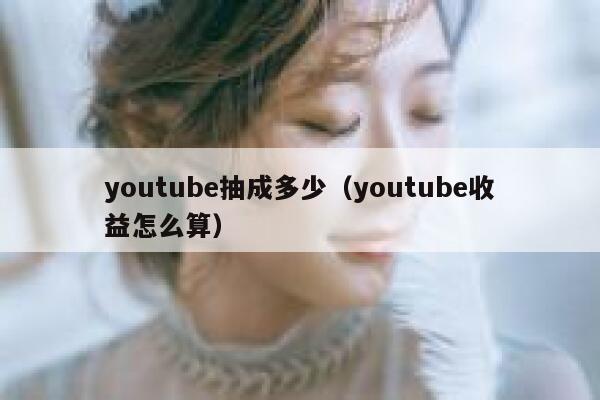 youtube抽成多少（youtube收益怎么算） 第1张