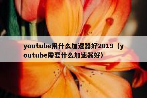 youtube用什么加速器好2019（youtube需要什么加速器好） 第1张