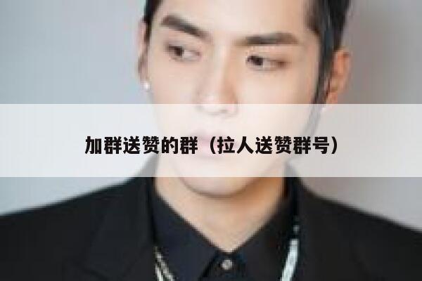 加群送赞的群（拉人送赞群号） 第1张