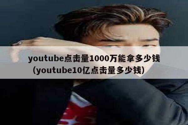 youtube点击量1000万能拿多少钱(youtube10亿点击量多少钱) 第1张 youtube点击量1000万能拿多少钱(youtube10亿点击量多少钱) 第1张