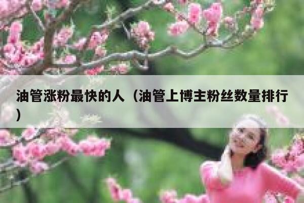 油管涨粉最快的人(油管上博主粉丝数量排行) 第1张 油管涨粉最快的人(油管上博主粉丝数量排行) 第1张