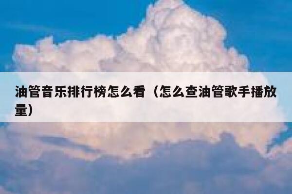 油管音乐排行榜怎么看(怎么查油管歌手播放量) 第1张 油管音乐排行榜怎么看(怎么查油管歌手播放量) 第1张
