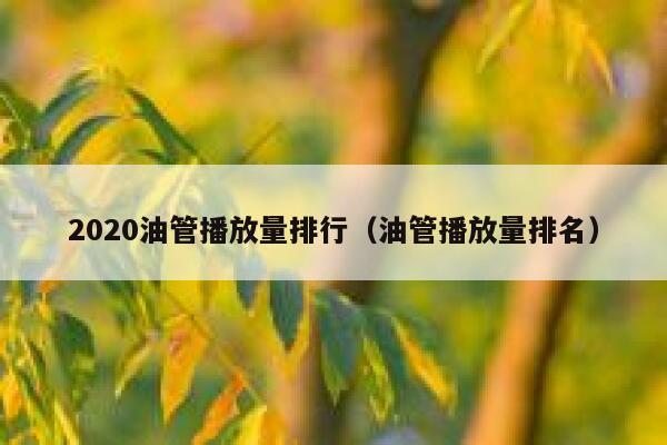 2020油管播放量排行（油管播放量排名） 第1张