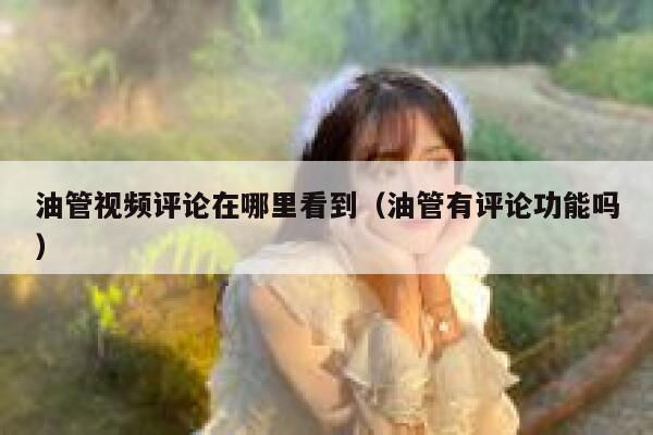 油管视频评论在哪里看到（油管有评论功能吗） 第1张