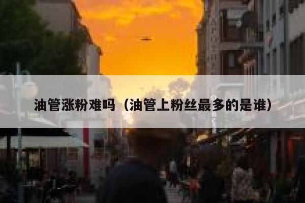 油管涨粉难吗(油管上粉丝最多的是谁) 第1张 油管涨粉难吗(油管上粉丝最多的是谁) 第1张