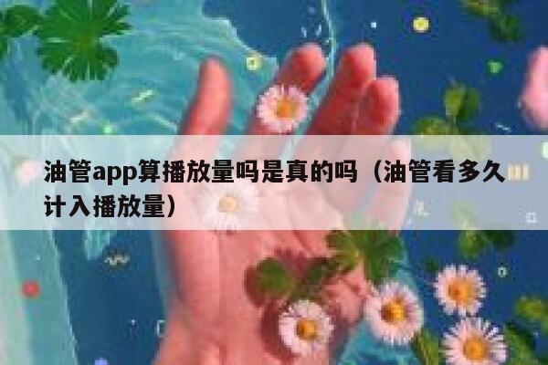 油管app算播放量吗是真的吗（油管看多久计入播放量） 第1张