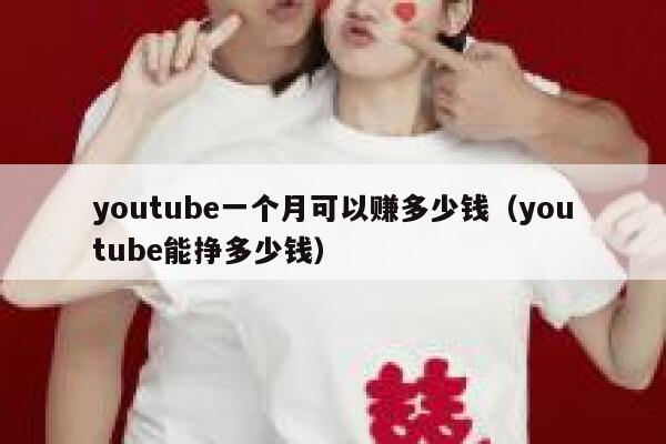 youtube一个月可以赚多少钱（youtube能挣多少钱） 第1张