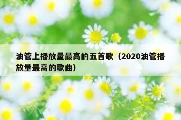 油管上播放量最高的五首歌（2020油管播放量最高的歌曲） 第1张