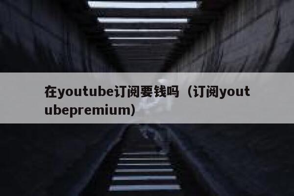 在youtube订阅要钱吗（订阅youtubepremium） 第1张