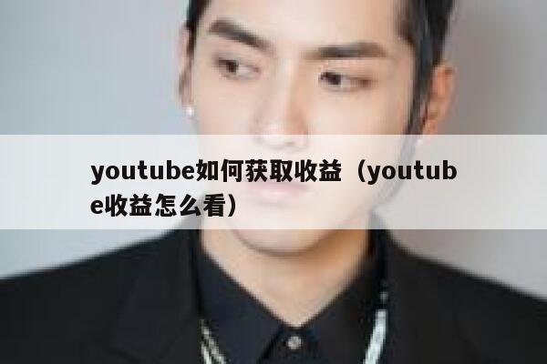 youtube如何获取收益（youtube收益怎么看） 第1张