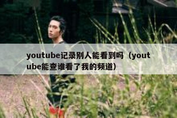 youtube记录别人能看到吗（youtube能查谁看了我的频道） 第1张