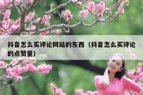 抖音怎么买评论网站的东西（抖音怎么买评论的点赞量） 第1张