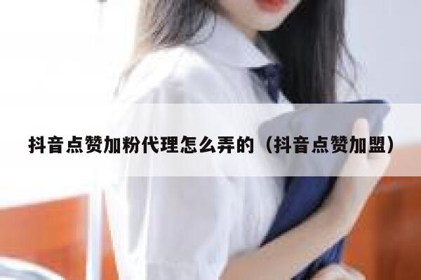 抖音点赞加粉代理怎么弄的（抖音点赞加盟） 第1张