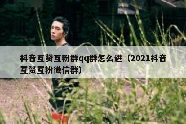 抖音互赞互粉群qq群怎么进(2021抖音互赞互粉微信群) 第1张 抖音互赞互粉群qq群怎么进(2021抖音互赞互粉微信群) 第1张