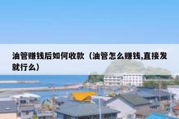 油管赚钱后如何收款(油管怎么赚钱,直接发就行么) 第1张 油管赚钱后如何收款(油管怎么赚钱,直接发就行么) 第1张